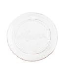 Vietri Bellizza White Amore Plate