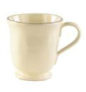 Vietri Crema Cream Footed Mug