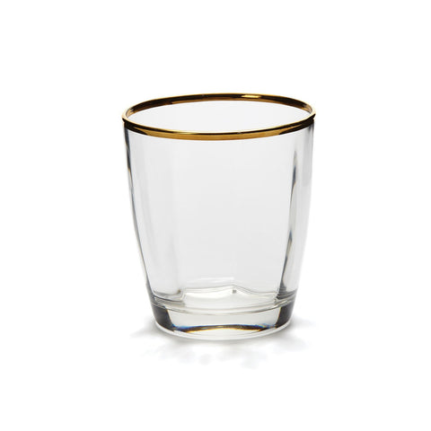 Optical Gold Double Old Fashioned Glass