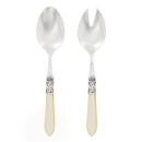 Vietri Aladdin Cream Salad Server