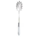 Vietri Aladdin White Brilliant Pasta Server