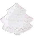 Vietri Bellezza Holiday White Tree Salad Plate