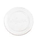 Vietri Bellizza White Amore Plate