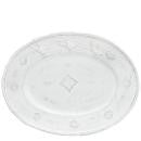 Vietri Bellezza White Large Oval Platter