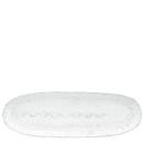 Vietri Bellezza White Narrow Oval Platter