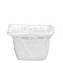 Vietri Bellezza White Square Condiment Bowl