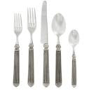 Vietri Capitol Pewter 5 - Piece Place Setting