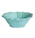 Vietri Incanto Aqua Baroque Medium Serving Bowl