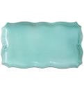 Vietri Incanto Aqua Baroque Rectangular Platter