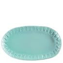 Vietri Incanto Aqua Curl Small Oval Platter