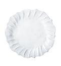 Vietri Incanto White Ruffle Dinner Plate