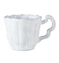 Vietri Incanto White Scallop Mug