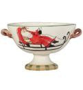 Vietri Old St Nick Footed Bowl