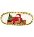 Vietri Old St Nick Narrow Oval Platter