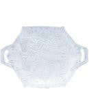 Vietri Snowflake Handled Platter